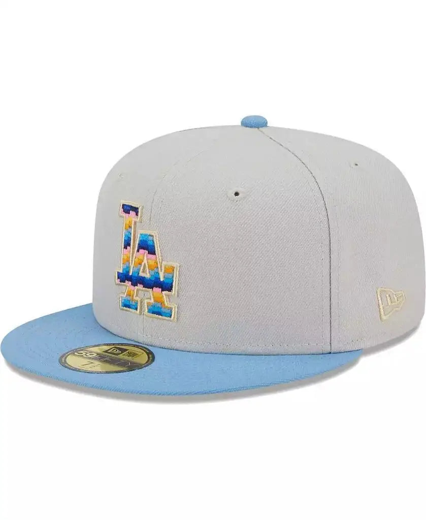 New Era | Men's Natural Los Angeles Dodgers Beach Front 59FIFTY Fitted Hat New Era | Men's Natural Los Angeles Dodgers Beach Front 59FIFTY Fitted Hat